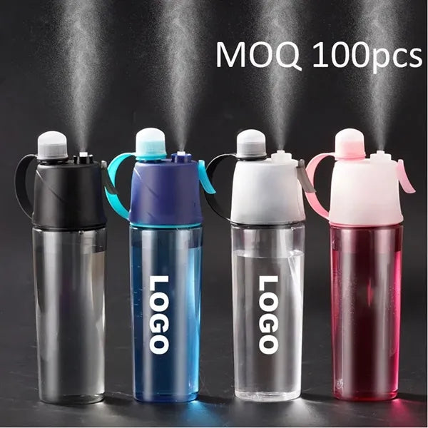 20oz Outdoor Sports Hydration Spray Mist Water Bottle