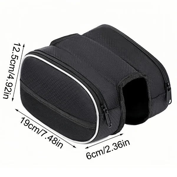 Mountain Bike Bag Storage Bicycle Front Beam