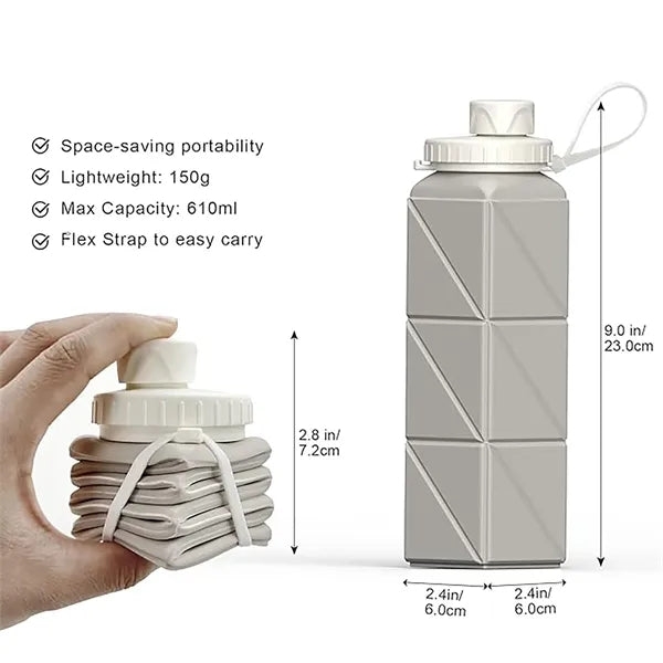 Collapsible Silicone Water Bottle