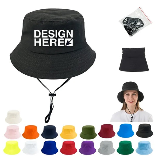 100% Cotton Unisex Fisherman Bucket Hat