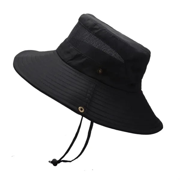 Drawstring Bucket Hat