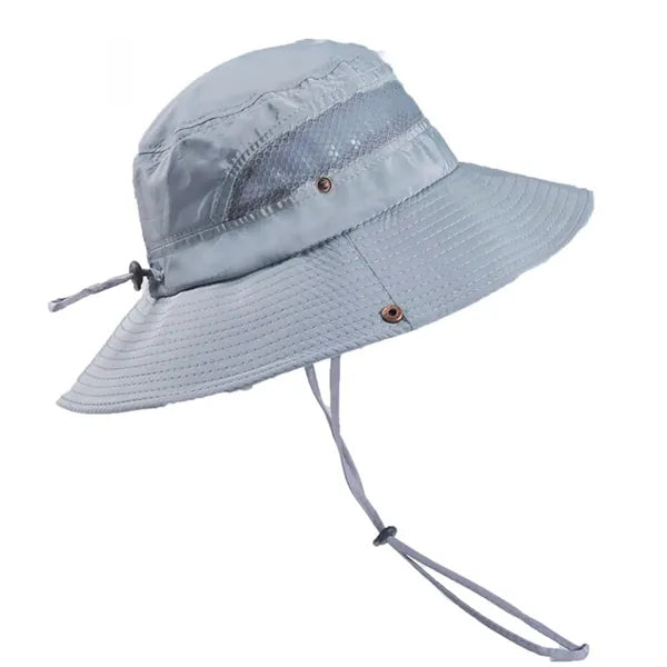 Unisex drawstring fisherman's hat