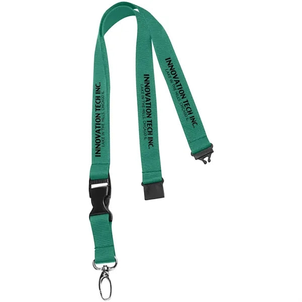 Lanyard with Buckle Release and Safety