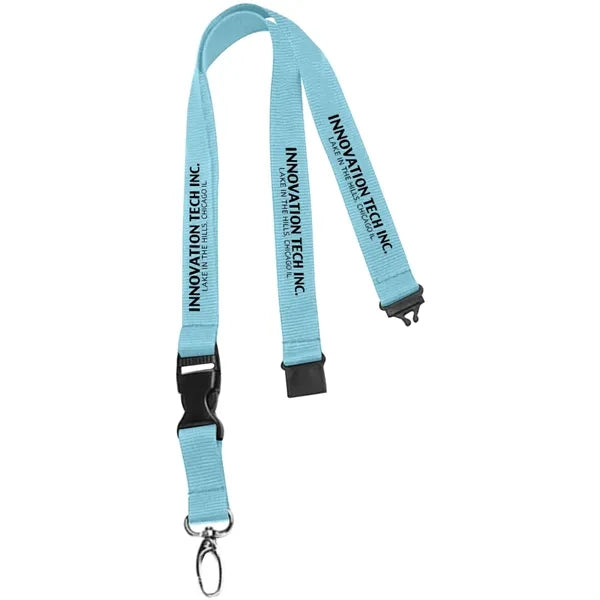 Lanyard with Buckle Release and Safety