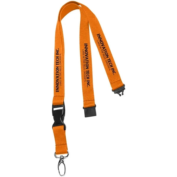 Lanyard with Buckle Release and Safety