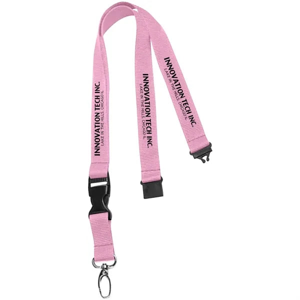 Lanyard with Buckle Release and Safety