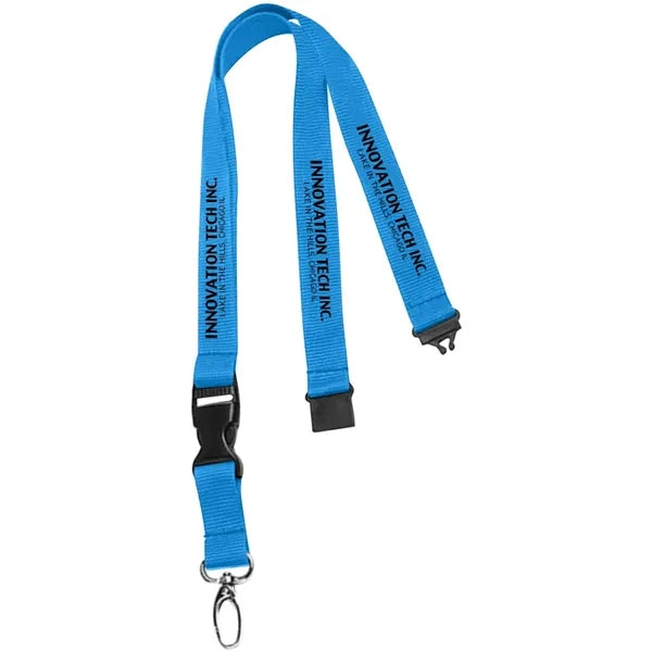 Lanyard with Buckle Release and Safety