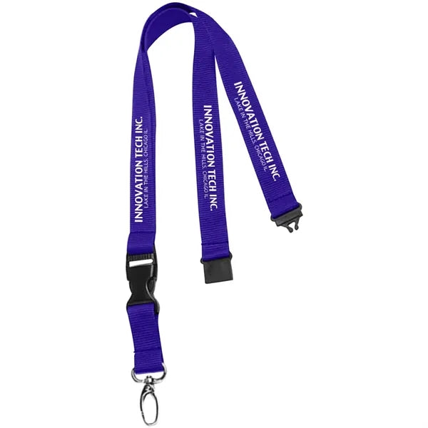 Lanyard with Buckle Release and Safety