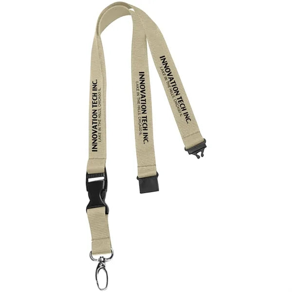 Lanyard with Buckle Release and Safety