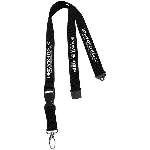 Lanyard with Buckle Release and Safety