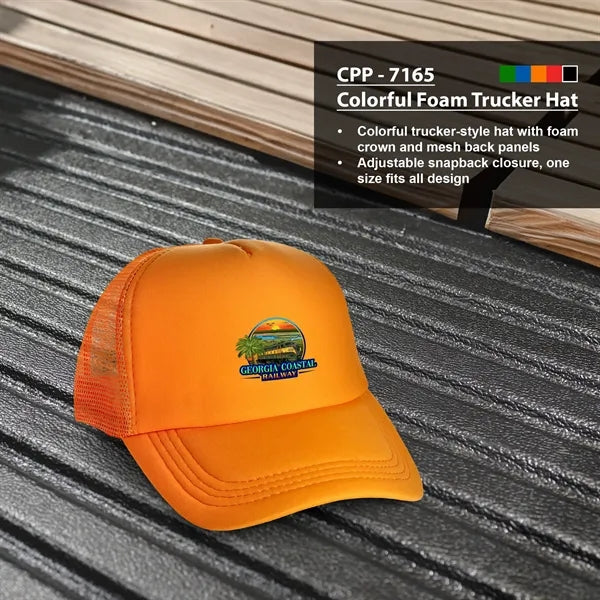 Colorful Foam Trucker Hat