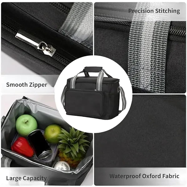 15L Large capacity crossbody lunch bag