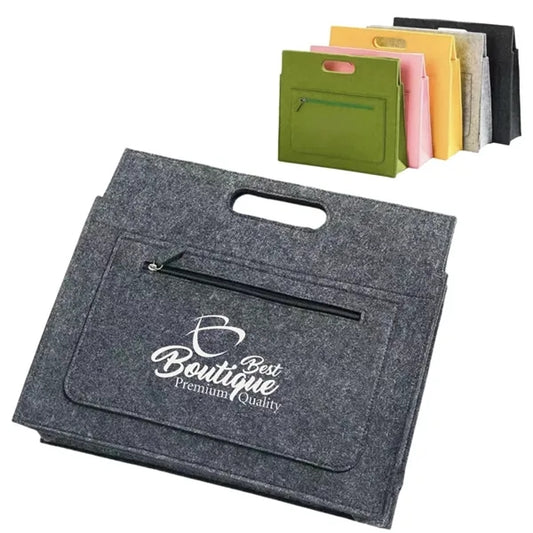 Felt Laptop Briefcase Documents Tote Bag Handbag