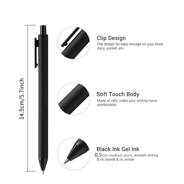 Macaron Click Gel Ink Business Signature Pens