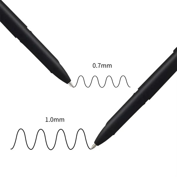 Non-Slip Grip Gel Ink Pens with Caps