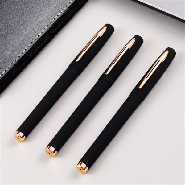 Non-Slip Grip Gel Ink Pens with Caps