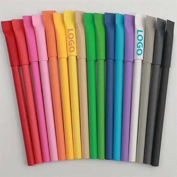 Recyclable Paper Ink Pen with Cap
