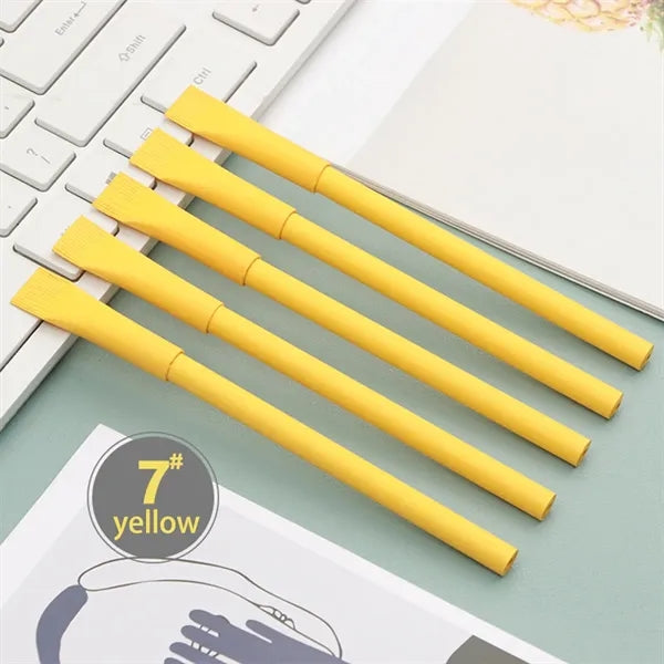 Recyclable Paper Ink Pen with Cap