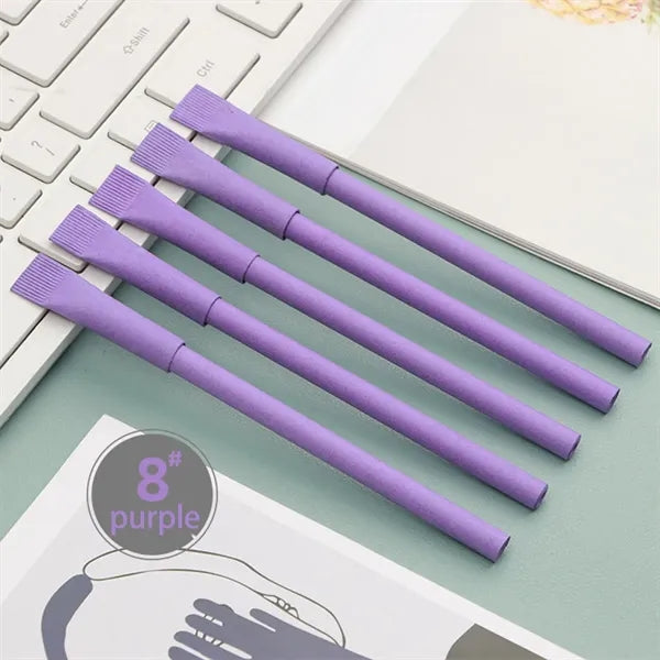 Recyclable Paper Ink Pen with Cap