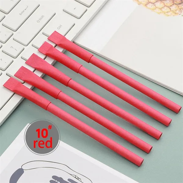 Recyclable Paper Ink Pen with Cap
