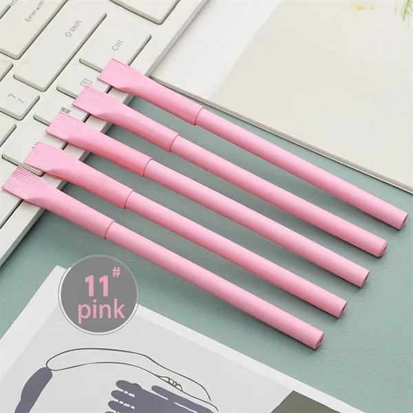 Recyclable Paper Ink Pen with Cap