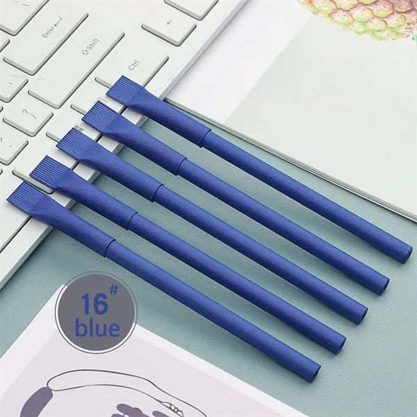 Recyclable Paper Ink Pen with Cap