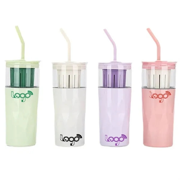 20oz Stainless Steel Tumbler with Lid and Straw
