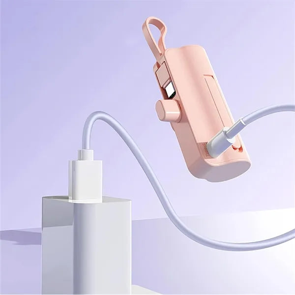 3000 mAh Capsule Power Bank with Digital Display