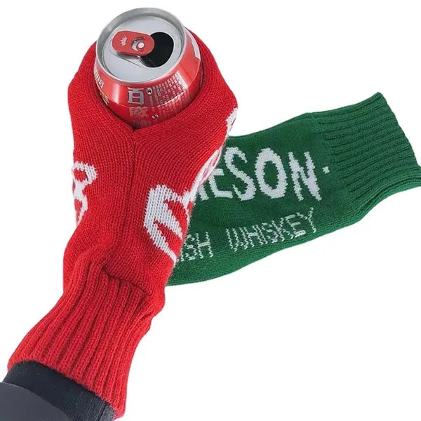 Knitted Winter Drinking Beer Glove Mittens
