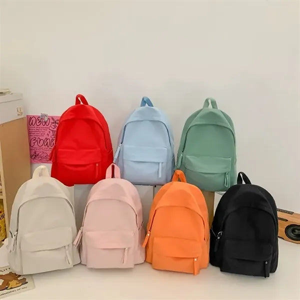Classic Basic Lightweight Nylon Backpack