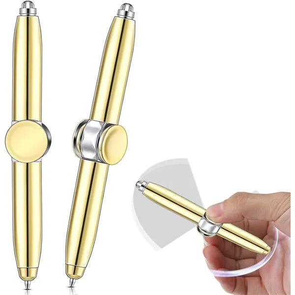 Fingertip Top Spinning Ballpoint Pen