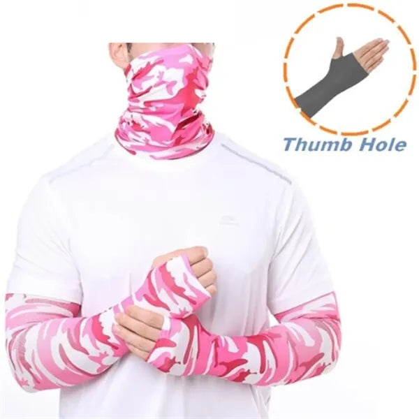 COMBO - Arm sleeves & Neck Gaiter w/ Full Bleed Sublimation