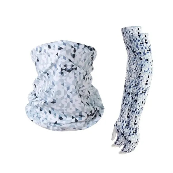 COMBO - Arm sleeves & Neck Gaiter w/ Full Bleed Sublimation