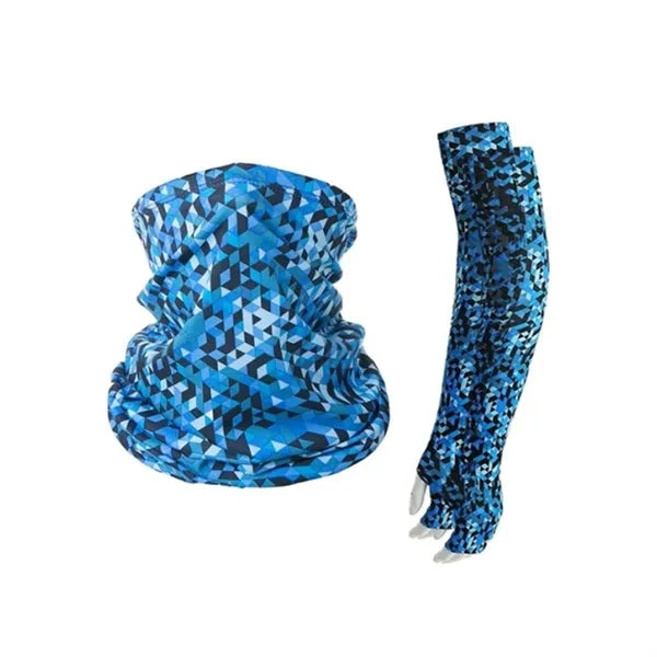 COMBO - Arm sleeves & Neck Gaiter w/ Full Bleed Sublimation