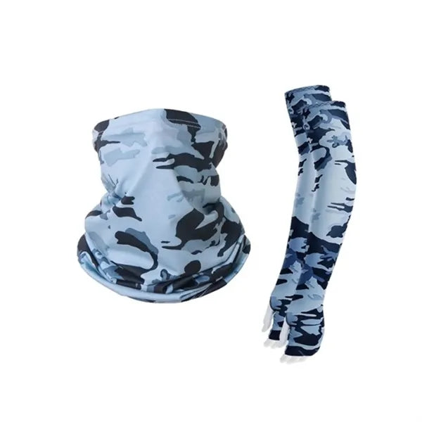 COMBO - Arm sleeves & Neck Gaiter w/ Full Bleed Sublimation