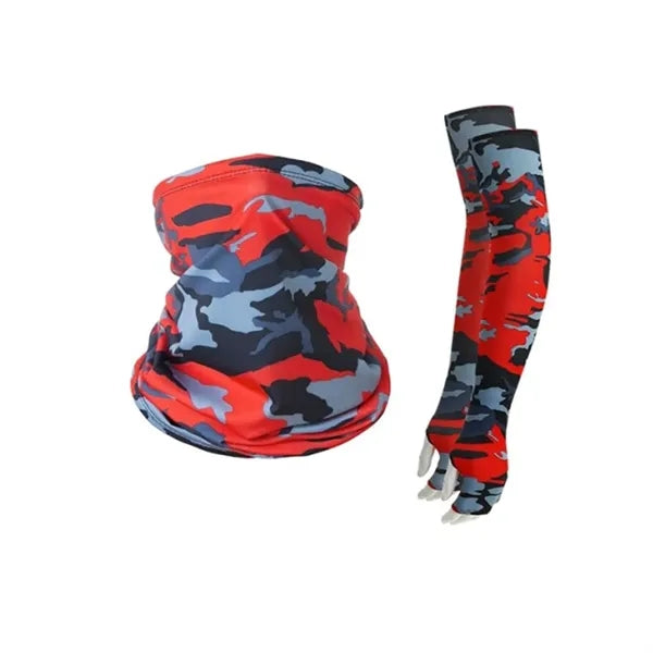COMBO - Arm sleeves & Neck Gaiter w/ Full Bleed Sublimation