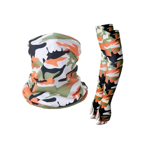 COMBO - Arm sleeves & Neck Gaiter w/ Full Bleed Sublimation