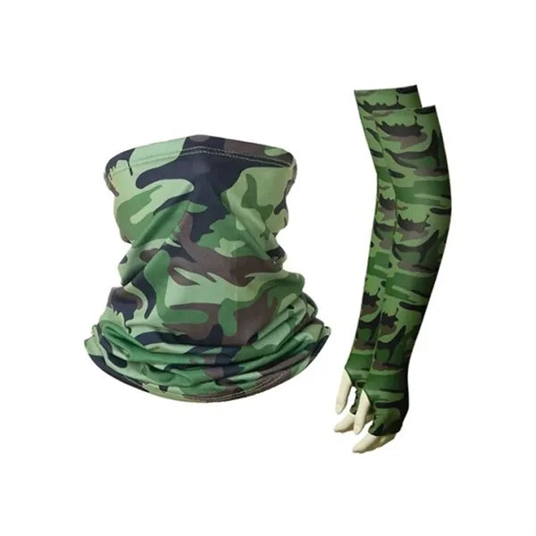 COMBO - Arm sleeves & Neck Gaiter w/ Full Bleed Sublimation