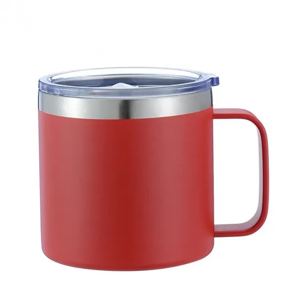 14oz Insulated Vacuum Coffee Mug with Handle