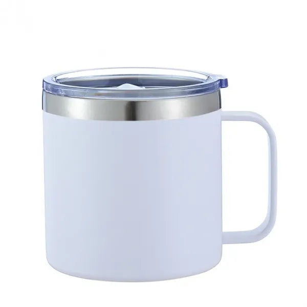 14oz Insulated Vacuum Coffee Mug with Handle