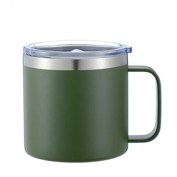 14oz Insulated Vacuum Coffee Mug with Handle