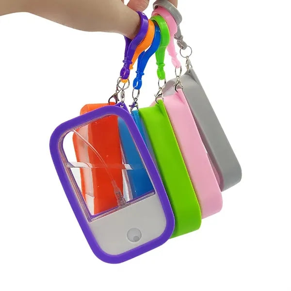 1.7OZ Portable Card Spray Empty Bottle With Keychain