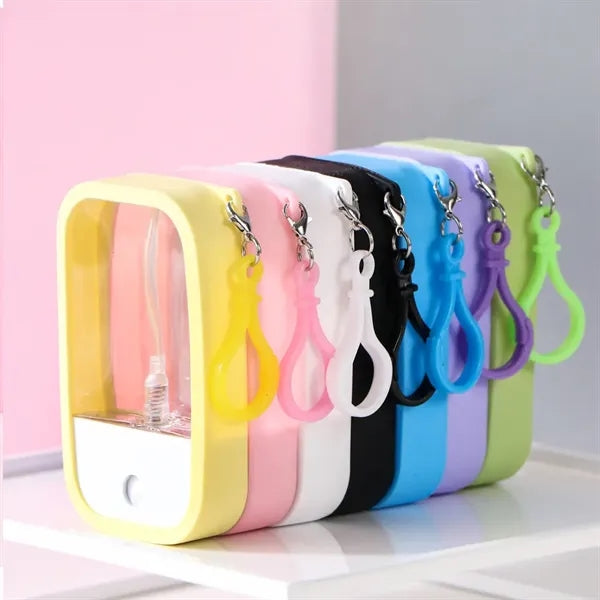 1.7OZ Portable Card Spray Empty Bottle With Keychain