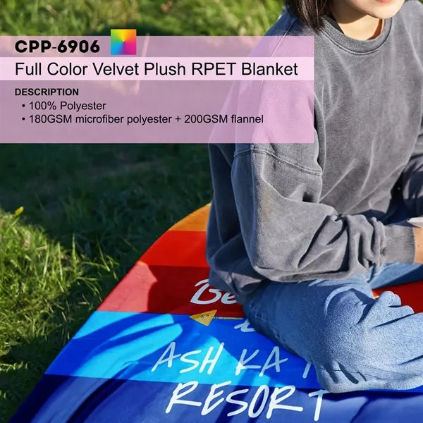 Mountain Velvety Recycled Plush Blanket