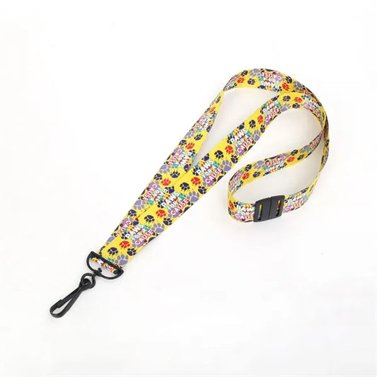 1" Personalizd 50D RPET Lanyard - Free Air Shipping