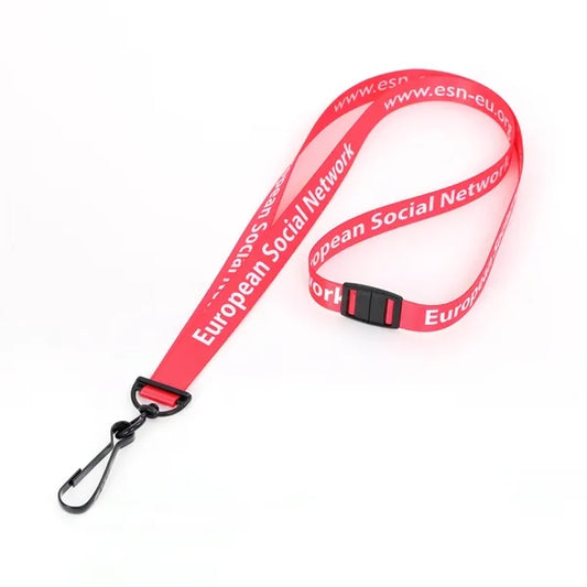 5/8" Personalizd 50D RPET Lanyard - Free Air Shipping