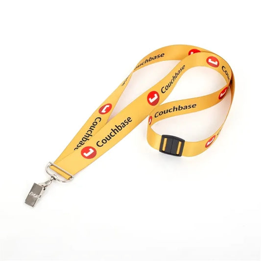 3/4" Personalizd Soft 50D RPET Lanyard - Free Air Shipping