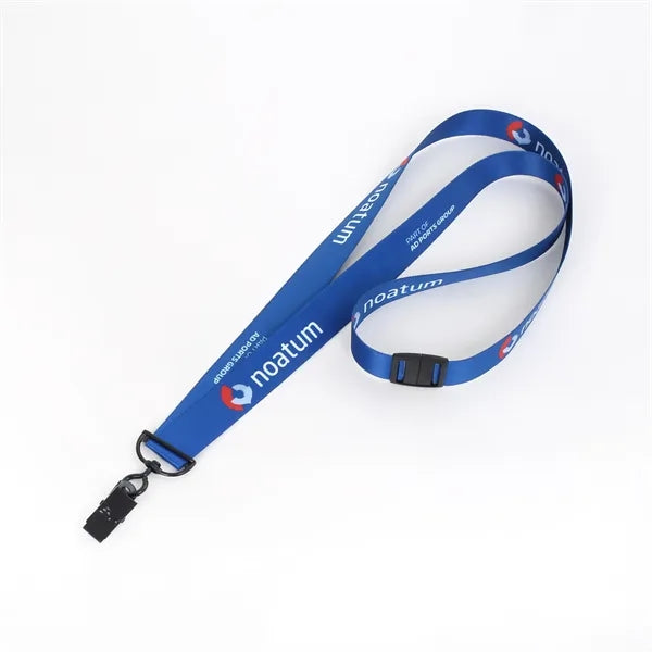 3/4" Personalizd Soft 50D RPET Lanyard - Free Air Shipping