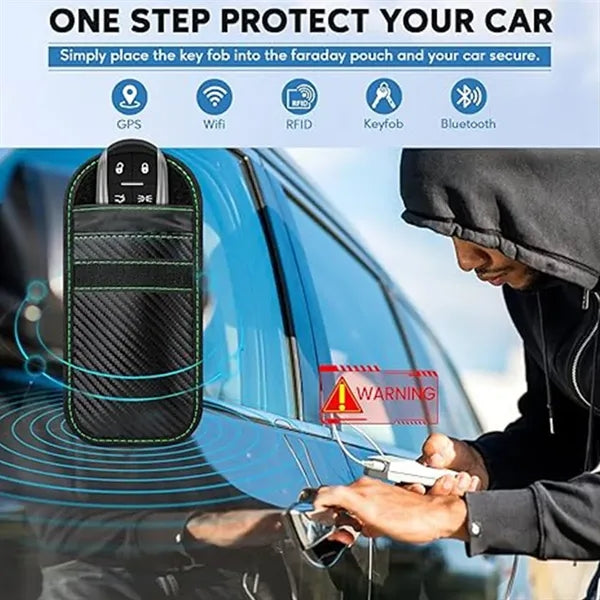 RFID Keys Fob Protector Pouch Anti Theft Car Security Cage