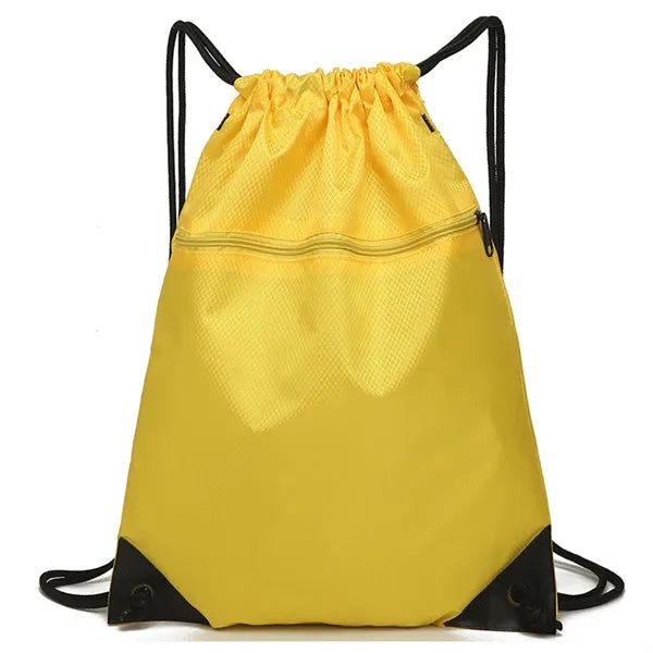 Drawstring Backpack Oxford cloth Water Resistant String Bag